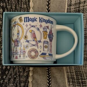 Disney MAGIC KINGDOM 50th anniversary Been There Series Starbucks mug